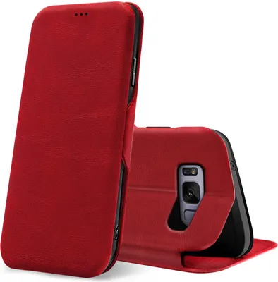 Zdjęcie produktu dla Etui z klapką do Samsung Galaxy S8 Etui Book Cover na telefon komórkowy z miejscem na kartę Etui ochronne Premium