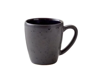 Produktbild von Bitz Becher mit Henkel klein black / darkblue 0,19 l