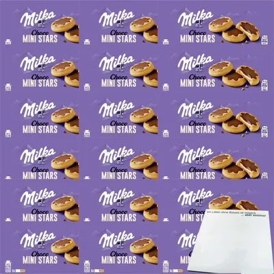 Produktbild von Milka Choco Minis (18er Pack 18x185g Packung) + usy Block