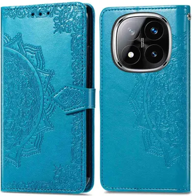 Image de imoshion Bibliothèque Mandala pour le Xiaomi Redmi Note 14 Pro (5G) - Turquoise