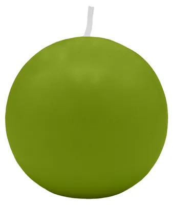 Produktbild von Kugelkerzen Limonegrün Ø 60 mm, 16 Stück