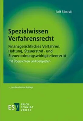 Immagine prodotto di Spezialwissen Verfahrensrecht - Finanzgerichtliches Verfahren, Haftung, Steuerstraf- und Steuerordnungswidrigkeitenrecht