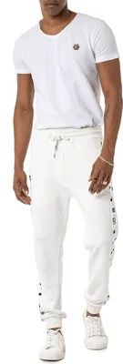 Produktbild von Red Bridge Herren Jogginghose Freizeithose Geometric shapes Ecru M