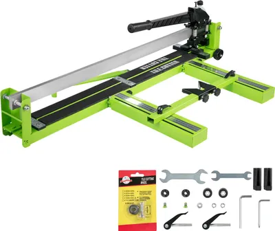 Zdjęcie produktu dla SucceBuy 39" ręczna przecinarka do płytek, tarcza z węglika wolframu, przecinarka do desek winylowych, regulowana prowadnica laserowa, precyzyjne cięcie porcelany, ceramiki, płytek podłogowych