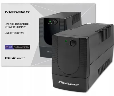 Produktbild von Qoltec 53773 Unterbrechungsfreie Stromversorgung (USV) Line-Interaktiv 0 85 kVA 480 W 1 AC-Ausgänge