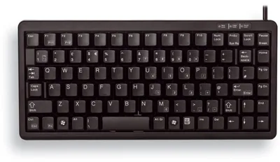 Produktbild von Compact-Keyboard G84-4100 (schwarz, US-Layout, Cherry Mechanisch)