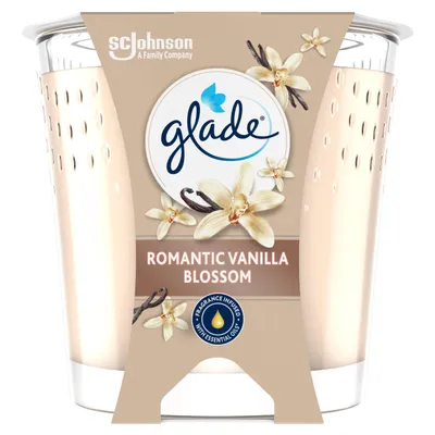 Produktbild von Duftkerze Romantische Vanilleblü te 112 g