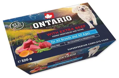 Imagen del producto de Vanička Ontario con extra de carne de res, 320 gramos