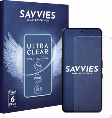 Produktbild von 6x Für Nothing Phone (3a) Pro Schutzfolie Savvies Displayschutz Display Schutz Folie Klar Transparent