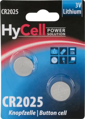 Produktbild von HyCell Lithium Knopfzellen CR2025