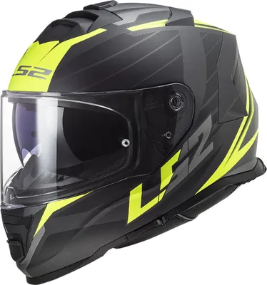 Image de Casque intégral avec pare-soleil pour cyclomoteur | LS2 FF800 STORM II | Casque moto | Certificat ECE 22.06 | Casque intégral moto | M (57-58cm)