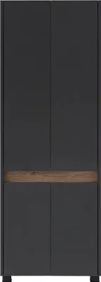 Obrázok produktu pre MÖBELPARTNER Cosmo kúpeľňová skrinka 701515 antracit 56,9 x 33,0 x 164,5 cm