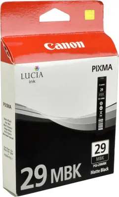 Productafbeelding van Canon PGI-29MBK inktpatroon - Matzwart - Voor inkjetprinters