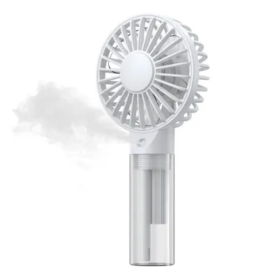 Produktbild von Tragbarer Handventilator, wiederaufladbar, batteriebetrieben, Wassersprühnebel, kleiner persönlicher Handventilator für Reisen, Heimbüro, Camping
