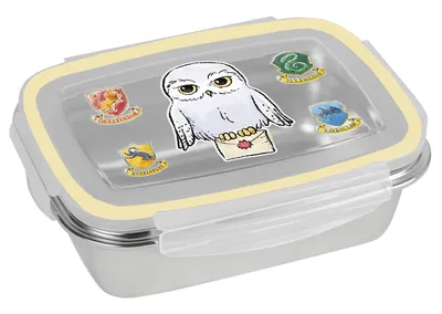 Produktbild von Brotdose aus Edelstahl, Harry Potter Eule