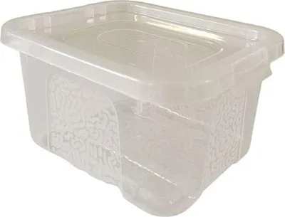 Produktbild von Jagiełło MULTIBOX Plastikbehälter mit Deckel, 2 Liter, transparent