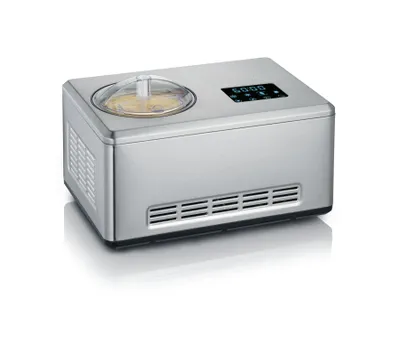 Produktbild von 2-in-1 Eismaschine EZ 7405, mit Joghurtfunktion (edelstahl (gebürstet), für 2.000ml Eiscreme, 180 Watt Kompressor)