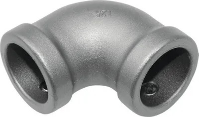 Produktbild von Eckstück für Industrial Home silber Ø 25 mm