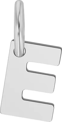 Produktbild von 925/- Echt Silber Anhänger "Feinsil" (ohne Kette), rhodiniert, Buchstabenanhänger