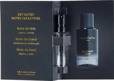 Immagine prodotto di Melina Parfums - Baccarat Elixir - Estratto di profumo misto 2ml