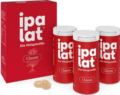 Zdjęcie produktu dla ipalat, pastylki do gardła Classic, 120 sztuk