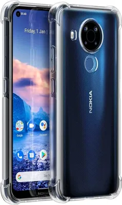 Immagine prodotto di Nokia 5.4 Custodia, LaimTop Cristallo Trasparente Morbido TPU Paraurti Antiurto Custodia per Nokia 5.4