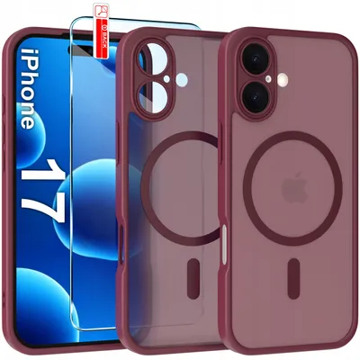 Obrázok produktu pre Matné magnetické puzdro pre iPhone 17 | Kompatibilné s MagSafe, odolné + sklo