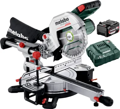 Produktbild von Metabo Akku Kappsäge Einführungsangebot Akku Ladegerät KGS 18LTX BL216 614216920