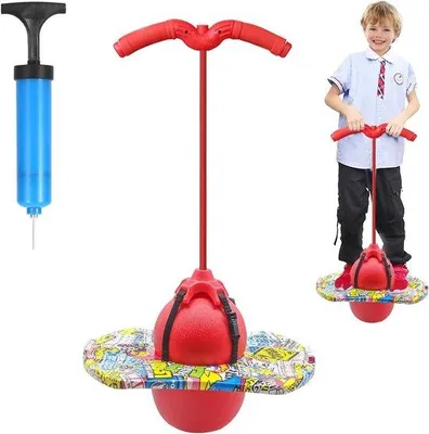 Obrázek produktu pro Pogo tyč pro děti - nosnost 100 kg - bezpečnostní design - ideální pro rozvoj rovnováhy