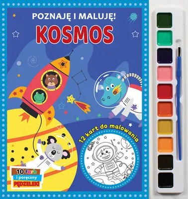 Obrázok produktu pre Učím sa a maľujem. Kosmos - Jul Łyskawa (Malbuch für Kinder auf Polnisch)