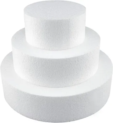 Produktbild von Kuchen-Set aus Styropor, bestehend aus drei Etagen
