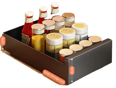 Image de Organisateur d'armoire, acier haut de gamme, tiroirs coulissants, largeur 25 cm