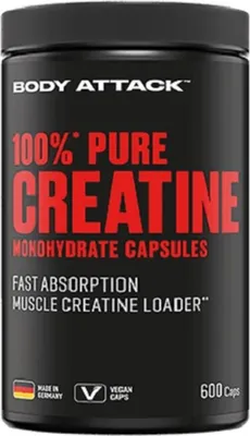 Produktbild von Body Attack 100% Pure Creatine 600 Kapseln