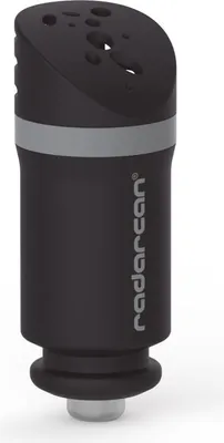 A product shot of a car air purifier.