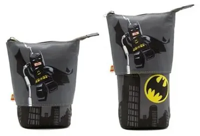 Produktbild von Federmäppchen "Super Heroes Batman", grau, Pop Up, LEGO 53368