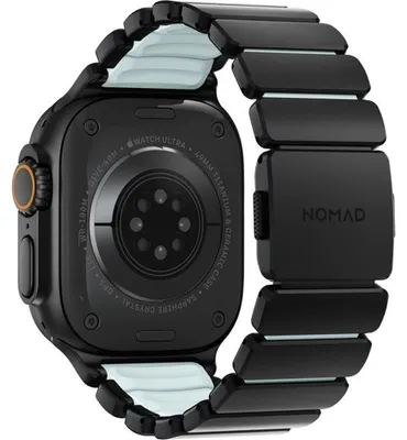 Zdjęcie produktu dla Nomad NM009896858, Band, Smartwatch, Czarny, Apple, Ultra 1-11 and SE, Tytan
