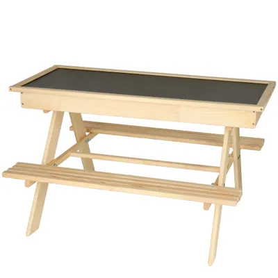 Obrázek produktu pro Zahradní set pro děti stůl+2 lavičky pískoviště