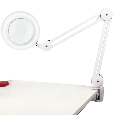 Zdjęcie produktu dla Lampa z lupą, lampa z lupą do tatuażu, składana lampa z lupą, lampa z lupą, szklana lampa z lupą 5X