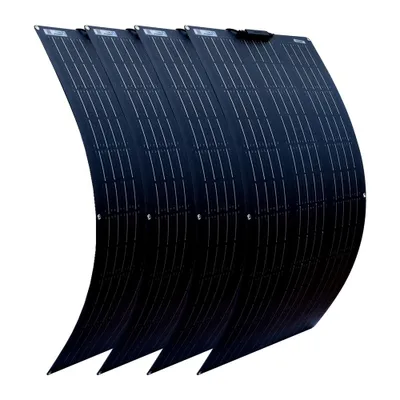 Obrázek produktu pro Solární panel, flexibilní design, vysoká účinnost, 4ks 100w