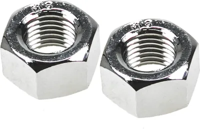 Produktbild von 2 Stück Fahrrad Mutter M9x1 Achse Sram Shimano H: 8 mm Silber