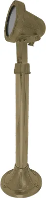 Produktbild von Außenleuchte Messing massiv Glas E27 IP64 53 cm hoch in Vintage Wegeleuchte