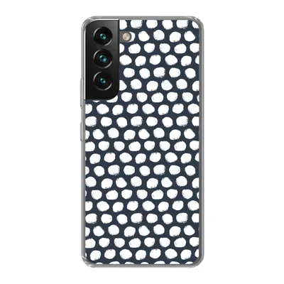 Produktbild von MuchoWow® Handyhülle Schutzhülle Hülle für Samsung Galaxy S22 Plus Tupfen - Muster - Weiß Silikon Softcase Handy Hülle - Schutzabdeckung
