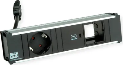 Produktbild von BACHMANN CONI 1xCEE7/3 1xUSB C 30W, Schutzkontakt GST18 Stecker