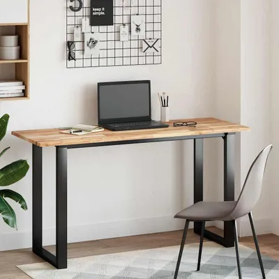 Immagine prodotto di vidaXL Piano scrivania non trattato 140x50x2 cm in legno massiccio di acacia