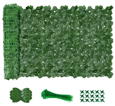 Produktbild von Kunst-Efeu-Hecke 100 x 300 cm für Balkon und Garten