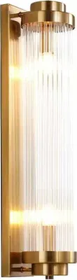 Zdjęcie produktu dla Brass Ionic - Nowoczesny Kinkiet Kolumna, 60cm, 2xE14, Mosiądz