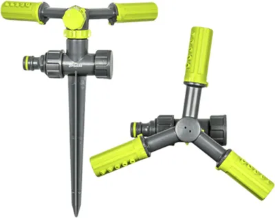 Image de arroseur circulaire à 3 bras avec piquet Arroseur jusqu'à 109m² Arrosage LIME LINE BRADAS 4413