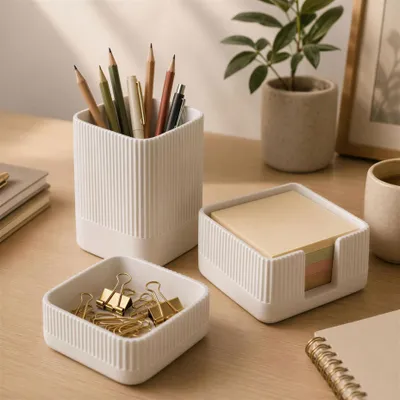Produktbild von Ästhetisches Schreibtisch-Organizer-Set für Ihr Büro, stabiles Schreibtischzubeh