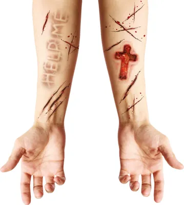 Produktbild von Teufelsmale Klebetattoos - Fasching Halloween Karneval