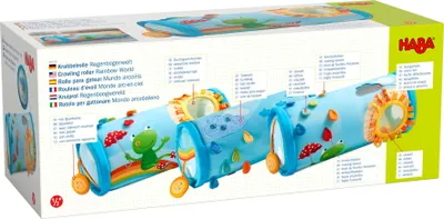 Produktbild von HABA Babywelt Spieltrainer Krabbelrolle Regenbogenwelt 1306029001
